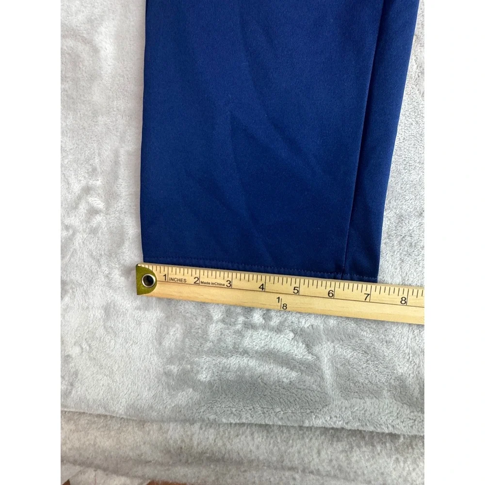 Nike Mens Dri-FIT Fleece Training Pants Navy Blue Straight Leg 800181-429 M
